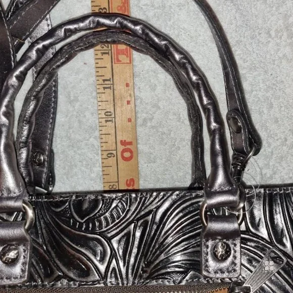 Patricia Nash Cross Body Bag Angela Pewter Bag New With Tag - Picture 8 of 10
